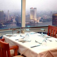 360 Revolving Restaurant at the Cairo Tower: Panorama of Tourist Attraction