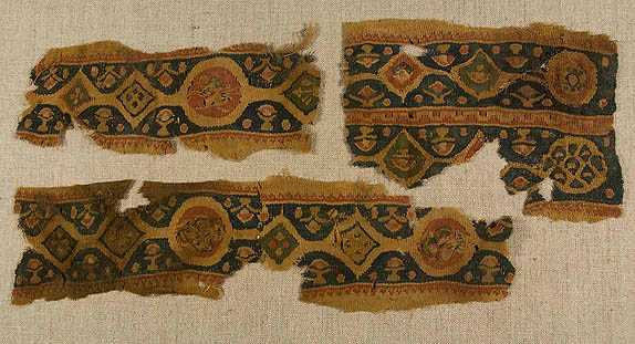 Cairo, Egypt, Factory Printed Textile with Crescent Moon Motif (20th  century)