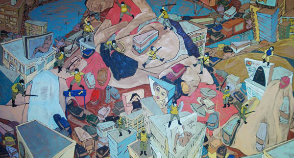 Safar Khan Art Gallery: ‘Politica’ by Ahmed Kasim