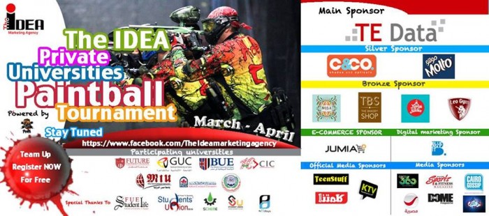 The Idea Paintball Tournament for Private Universities in Cairo