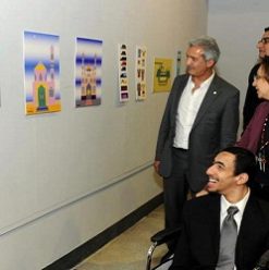 معرض الفنان محمد أكرم جمعة في ساقية الصاوي