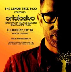 Oriol Calvo at the Lemon Tree & Co.
