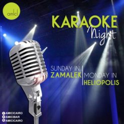 Karaoke Night at Amici Zamalek