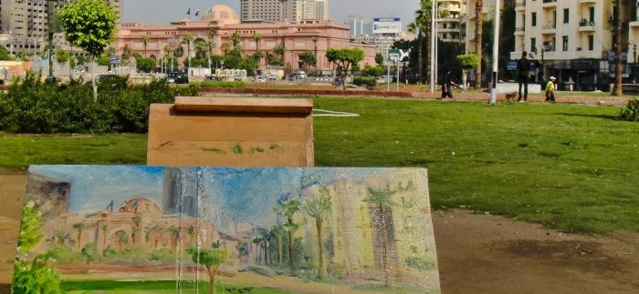 Lost Art: Artist Leaves Paintings in Cairo Streets as Part of Interactive Project