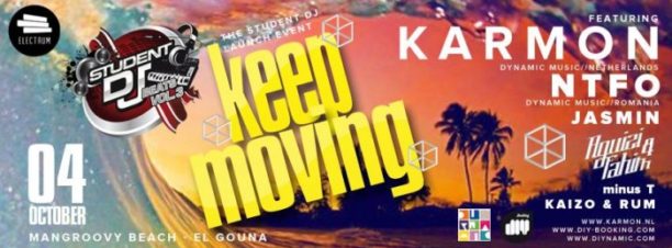 Keep Moving: Student DJ 2014 Launch at Mangroovy Beach, El Gouna