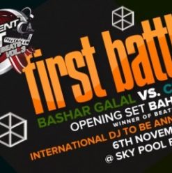 Student DJ 2014 Battle: Bashar Galal vs Chiati at Skypool, Fairmont Nile City