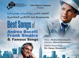 Best Songs of Andrea Bocelli & Frank Sinatra @ Cairo Opera House