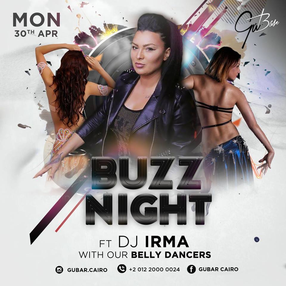 Buzz Night FT DJ IRMA @ GU Bar – Cairo 360 Guide to Cairo, Egypt