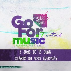 مهرجان Go for music في علبة ألوان