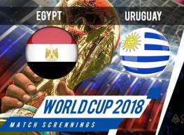 World Cup 2018: Egypt vs Uruguay at ROOM Art Space