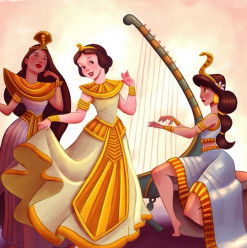 These Artists Just Gave Disney Princesses an Egyptian Twist