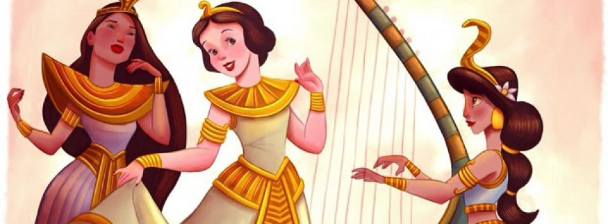 These Artists Just Gave Disney Princesses an Egyptian Twist