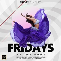 Fridays ft. DJ Sary / Surprise Belly Dancer @ 24K