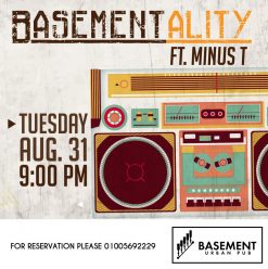 BasementAlity Ft. Minus T @ Basement Urban Pub