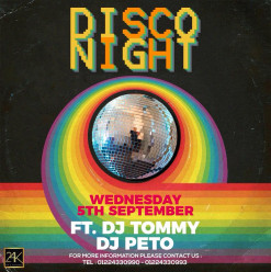 Disco Night ft. DJ Tommy + DJ Peto @ 24K
