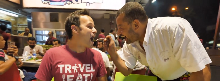 WATCH: International Foodie Is Amazed by Egyptian Street Food