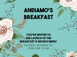 Breakfast & Brunch @ Andiamo's Pizza Garden & Bar