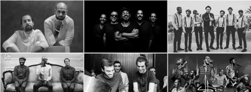 Wust El Balad, Sharmoofers, Massar Egbari, & More at Live in Black & White Concert