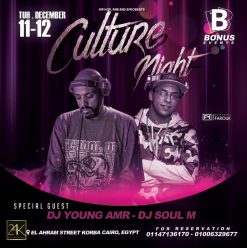 Culture Night ft. DJ Young Amr + DJ Soul M @ 24K