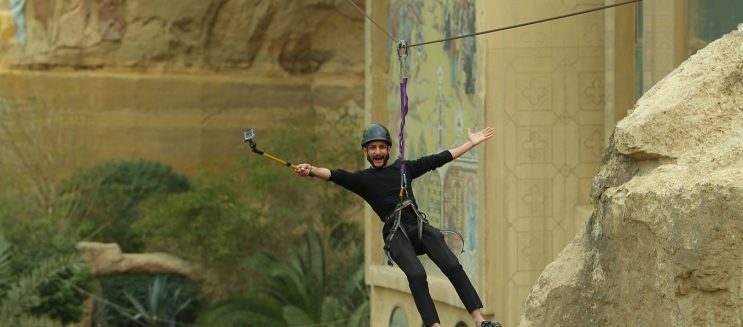 دير سمعان الخراز في المقطم 2026: مغامرة حبال عالية وإثارة لكل عشاق المغامرة