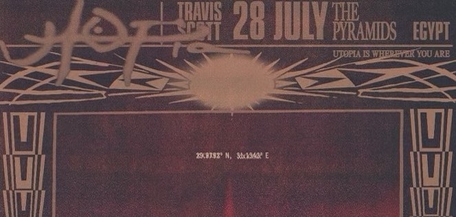 Travis Scott To Perform At The Pyramids July 28