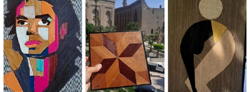 “تكوين”.. مشروع فني لصناعة لوحات إبداعية من قشرة الخشب
