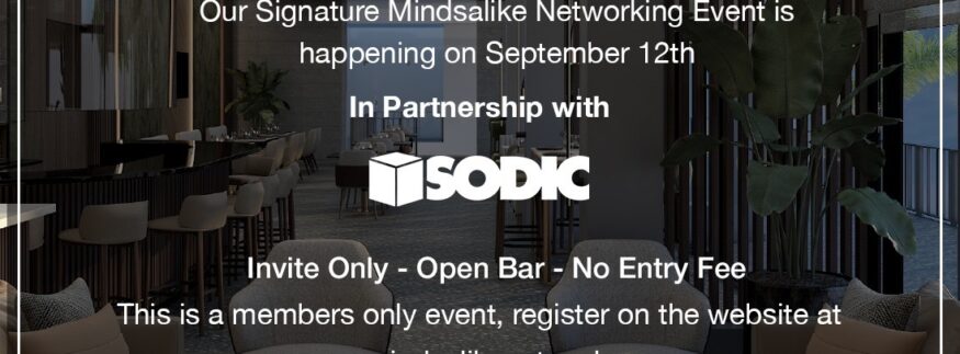 Exciting News: Mindsalike’s Signature Networking Event is Happening Next Week at Tempo in SODIC West!
