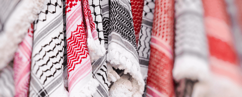 Traditional Scarves or Keffiyehs of the Arab World Explained
