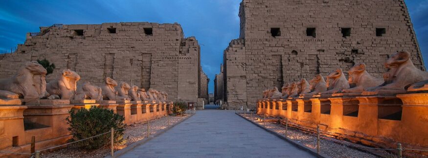 “Eternal Elegance” at the Karnak Temple: Blending Ancient Mystique with Artificial Intelligence