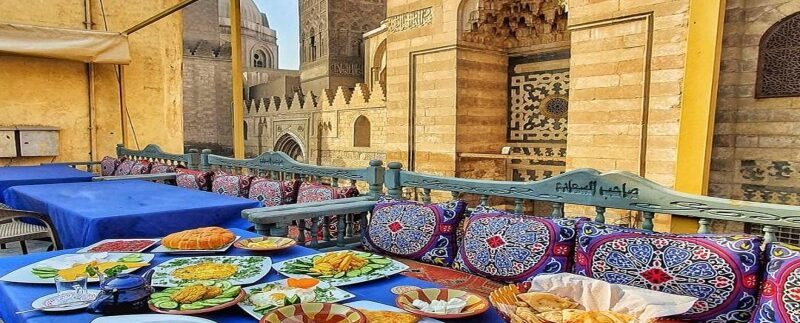 Cafes Overlooking Historical Locations