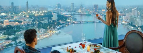 Summer with a View: Hilton Cairo Grand Nile's Revolving Restaurant is Serving Food, Sights & Firsts Summer with a View: Hilton Cairo Grand Nile's Revolving Restaurant is Serving Food, Sights & Firsts