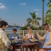 Nile-front Dining at Hilton Cairo Grand Nile Hotel's Sakya Terrace