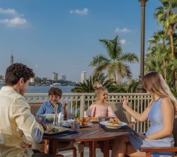 Nile-front Dining at Hilton Cairo Grand Nile Hotel's Sakya Terrace