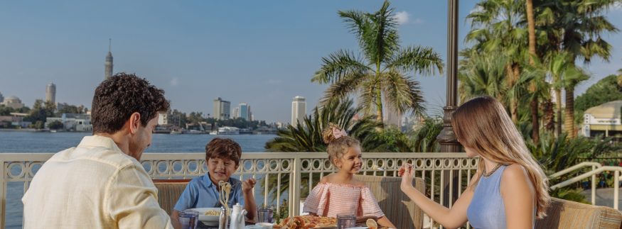 Nile-front Dining at Hilton Cairo Grand Nile Hotel’s Sakya Terrace