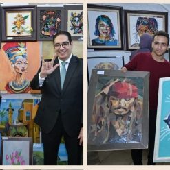 معرض فنون 9 في جامعة القاهرة 2025: 799 عمل فني بيحكوا حكايات الطلبة وإبداعهم