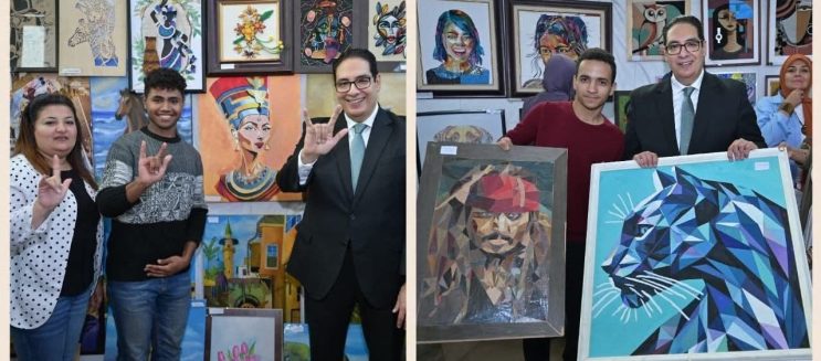 معرض فنون 9 في جامعة القاهرة 2025: 799 عمل فني بيحكوا حكايات الطلبة وإبداعهم