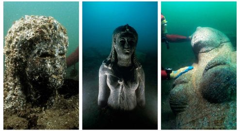 مدينة هرقليون الغارقة: أسرار المدينة المفقودة تحت مياه الإسكندرية