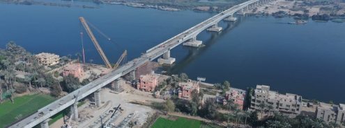 كوبري مسار النيل السريع بحلوان: حكاية أول جسر مصري للقطار السريع فوق النيل