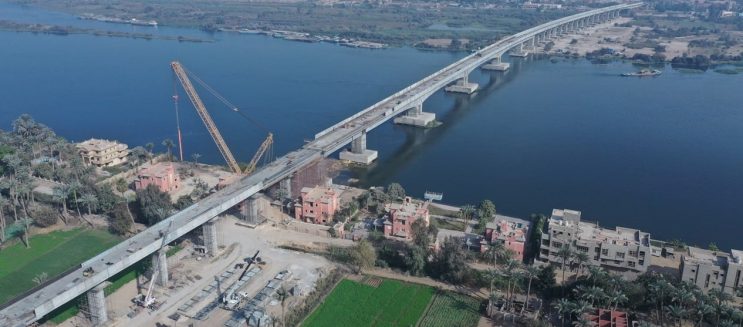 كوبري مسار النيل السريع بحلوان: حكاية أول جسر مصري للقطار السريع فوق النيل