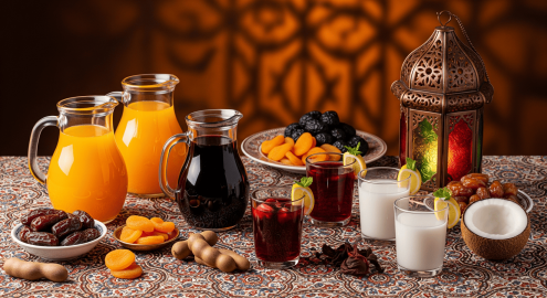 من قمر الدين للخشاف.. فوائد 7 مشروبات رمضانية على سفرة المصريين