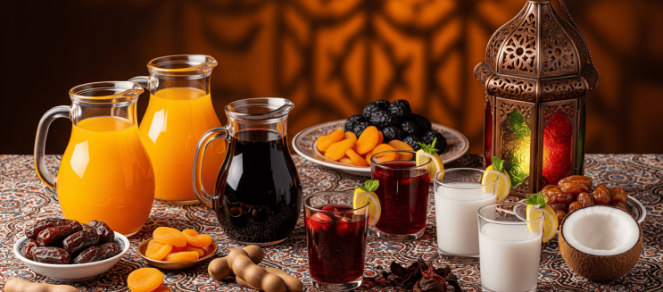 من قمر الدين للخشاف.. فوائد 7 مشروبات رمضانية على سفرة المصريين