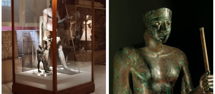 التمثال اللي أخفى وريثه في قلبه.. سر نحاسي نادر في المتحف المصري بالتحرير