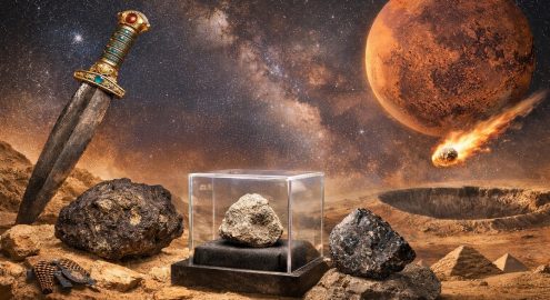 كنوز من الفضاء في مصر.. خنجر توت عنخ آمون وقطعة من المريخ وأسرار حجر هيباتيا