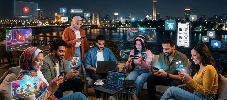المصريين بيعملوا إيه على الإنترنت في 2026؟ أرقام وتحولات بتكشف شكل حياتنا الرقمية