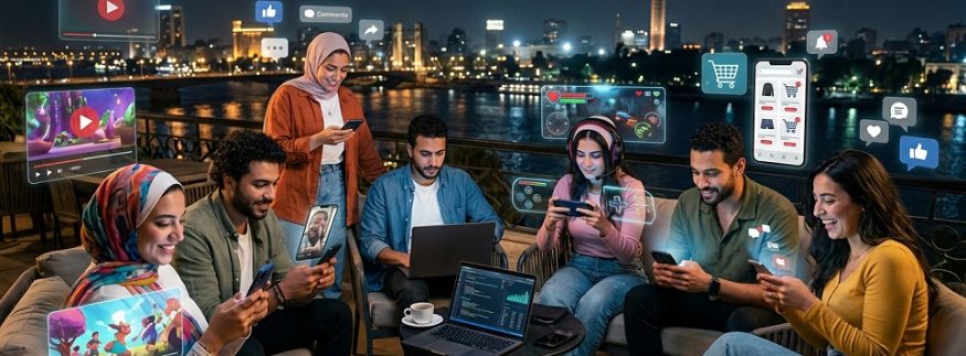 المصريين بيعملوا إيه على الإنترنت في 2026؟ أرقام وتحولات بتكشف شكل حياتنا الرقمية