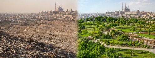 من مقالب قمامة إلى حدائق ومعالم جميلة.. حكاية أماكن اتولدت من جديد في القاهرة