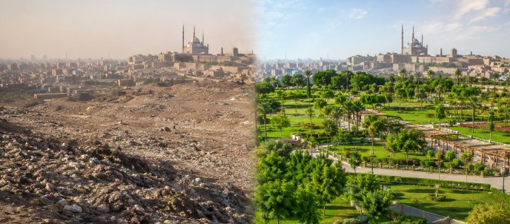 من مقالب قمامة إلى حدائق ومعالم جميلة.. حكاية أماكن اتولدت من جديد في القاهرة