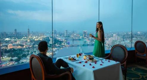 Dine Above the Nile at Cairo’s Iconic Revolving Restaurant
