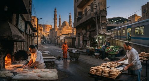القاهرة منورة بعمالها: من الخبازين لعمال النظافة.. في حب الناس اللي بتجهز يومنا قبل ما نبدأه