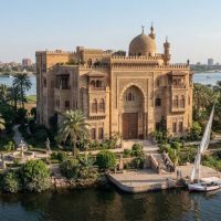قصر البرنس نجيب عبد الله في جزيرة الدهب.. تحفة معمارية على الطراز المملوكي